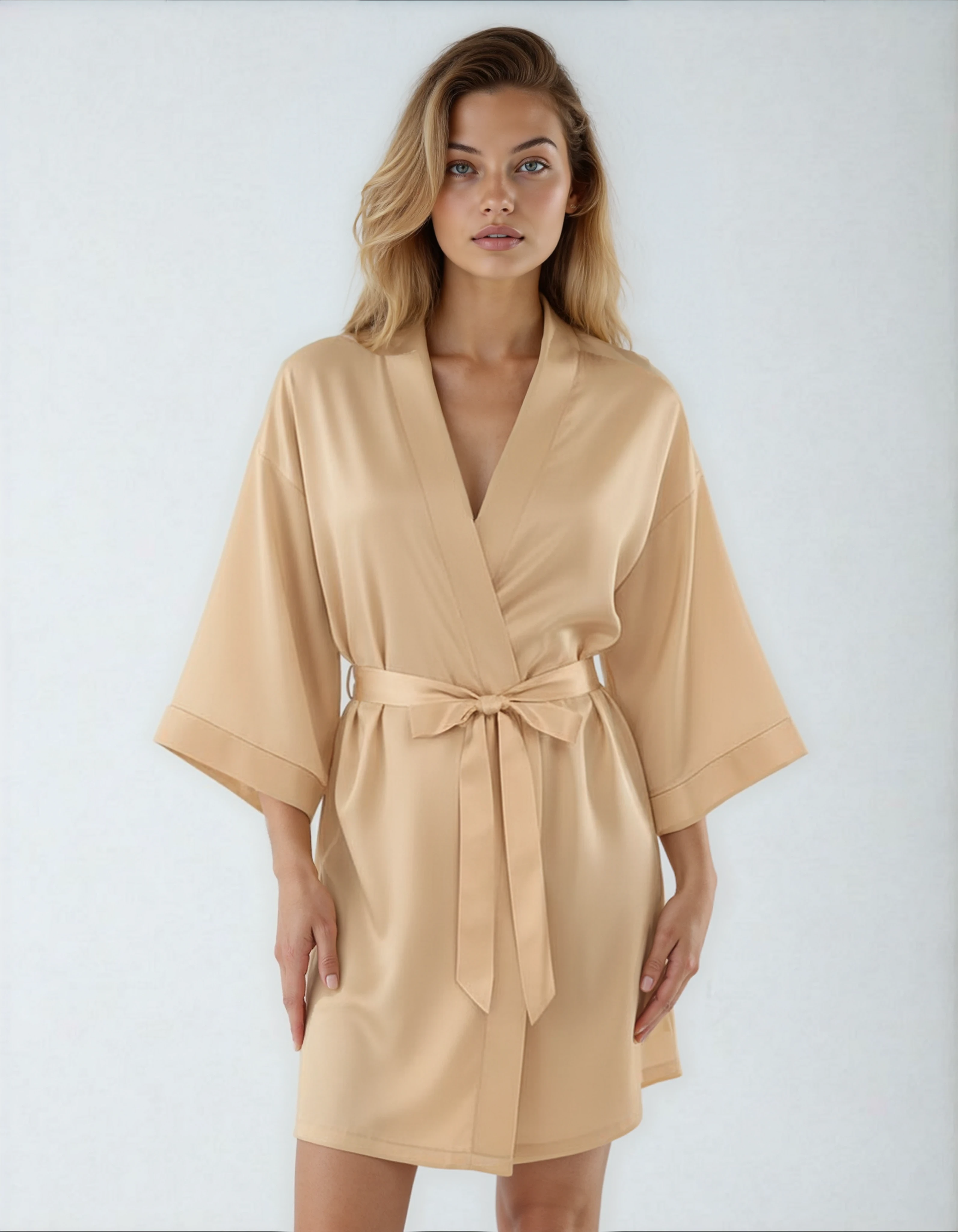Comfit® - Luksuriøs satin-kimono
