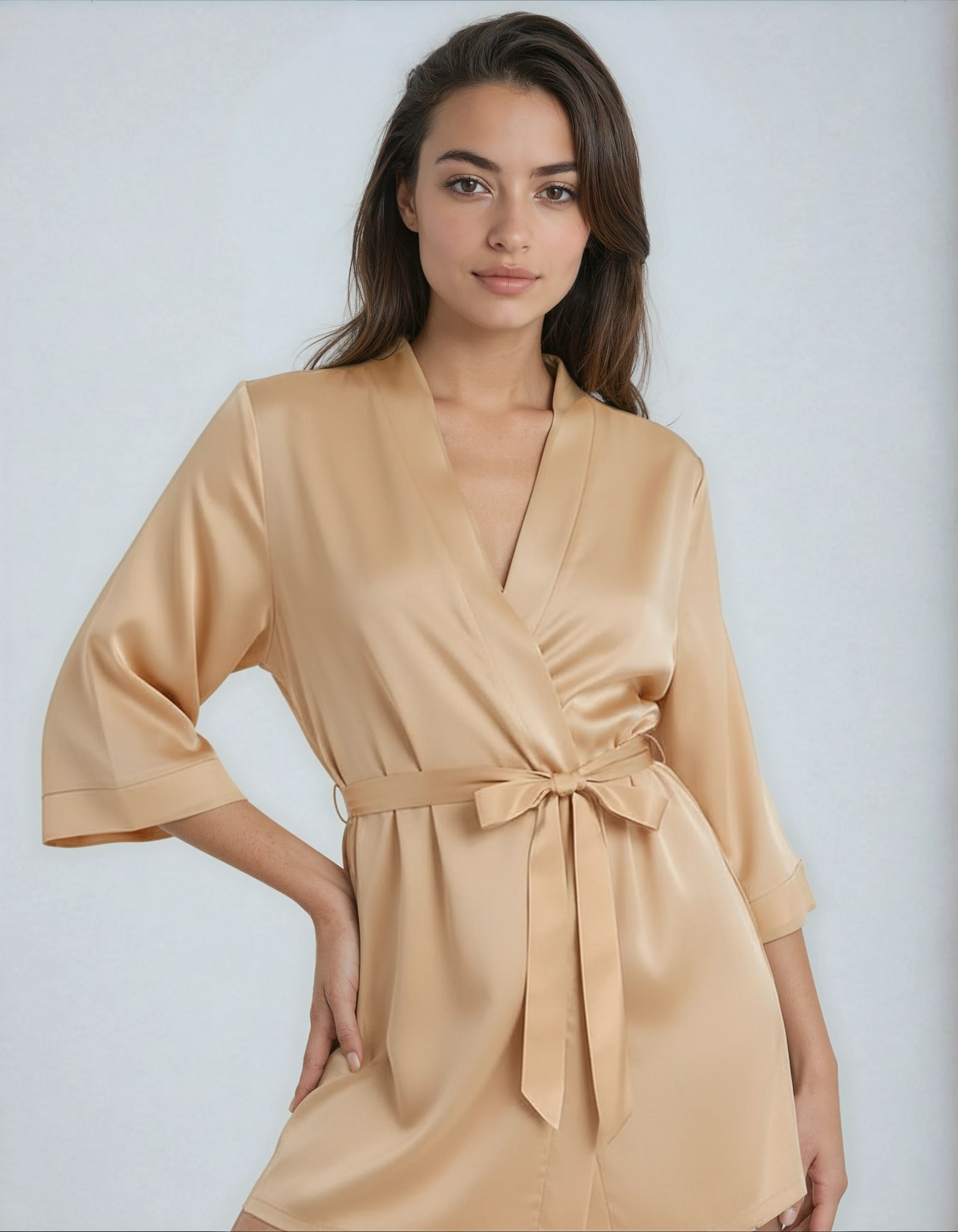 Comfit® - Luksuriøs satin-kimono