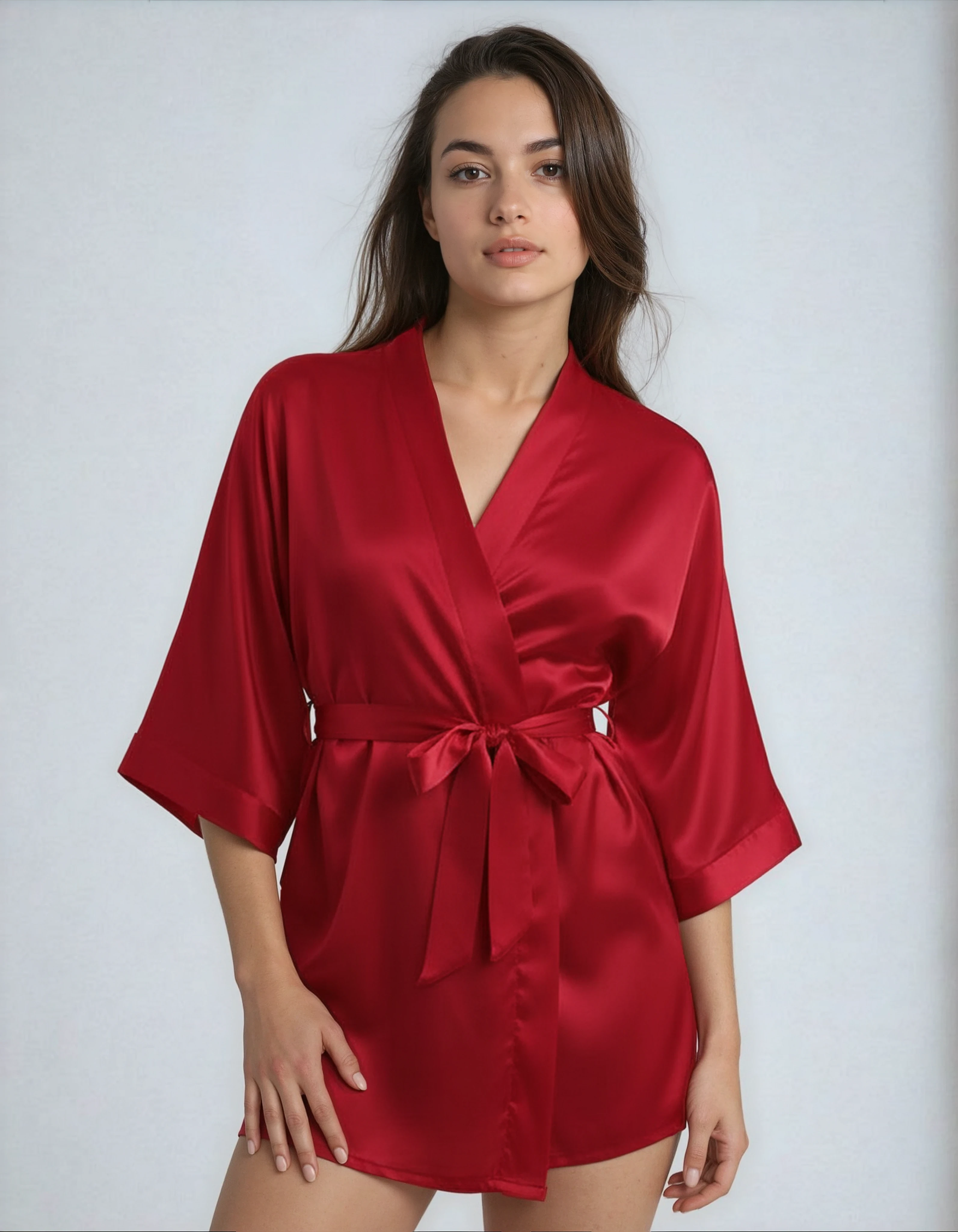 Comfit® - Luksuriøs satin-kimono