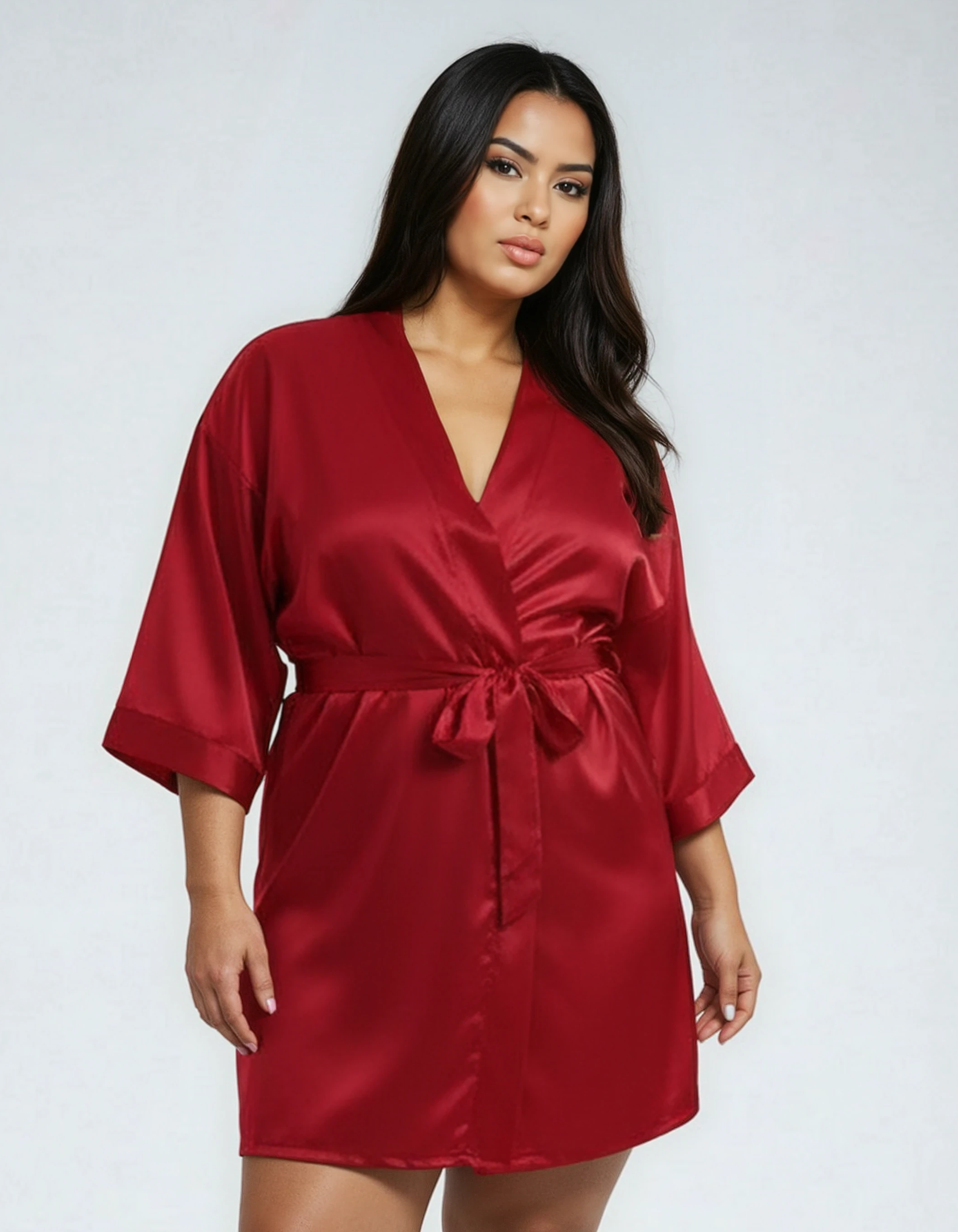 Comfit® - Luksuriøs satin-kimono
