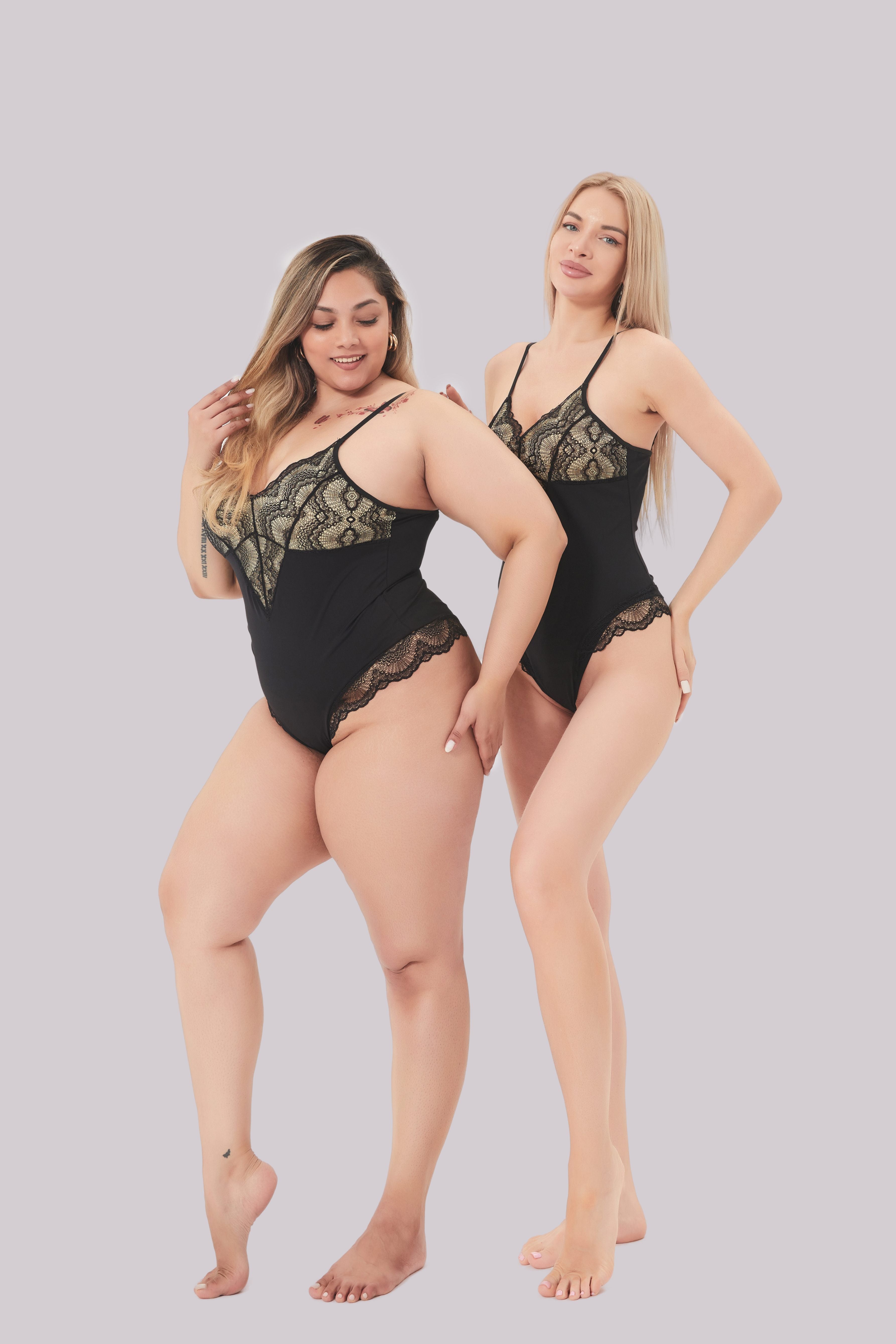 Comfit™ Rosaline - Shapewear Bodysuit med blonder